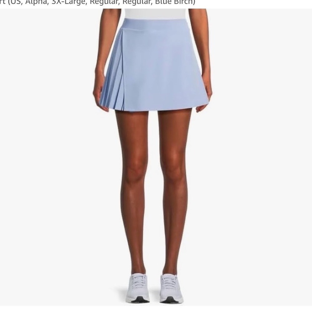 New Avia Pleated Skort Skirt  XL 16-18 Blue pickleball tennis golf athleisure
